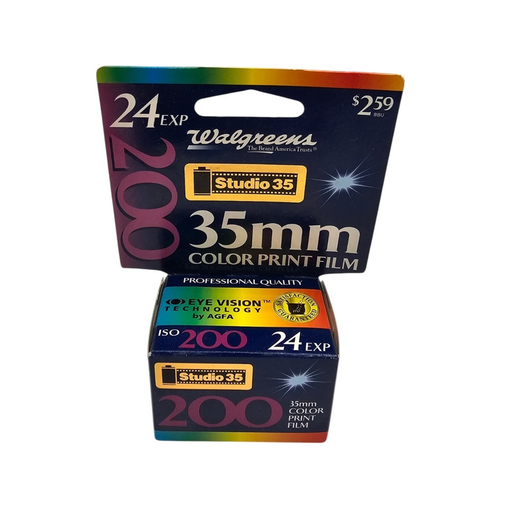 Walgreens Studio 35 35mm color print film roll with 24 exposures